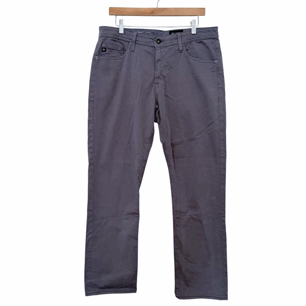 AG Adriano Goldschmied Graduate Tailored Leg Gray Jeans Sz 33x31